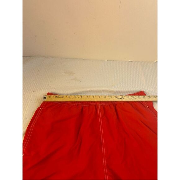 Chaps XL swim shorts trunks red rn#41381 nylon with pockets - Picture 6 of 7